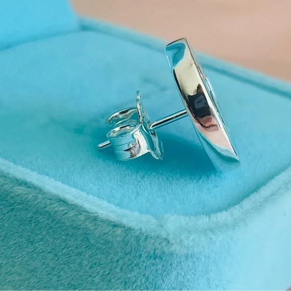 Tous Silver Turquoise Muffin Silver Bear Button Earrings - Picture 5 of 16